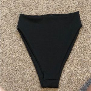 High wasted bathing suit bottoms